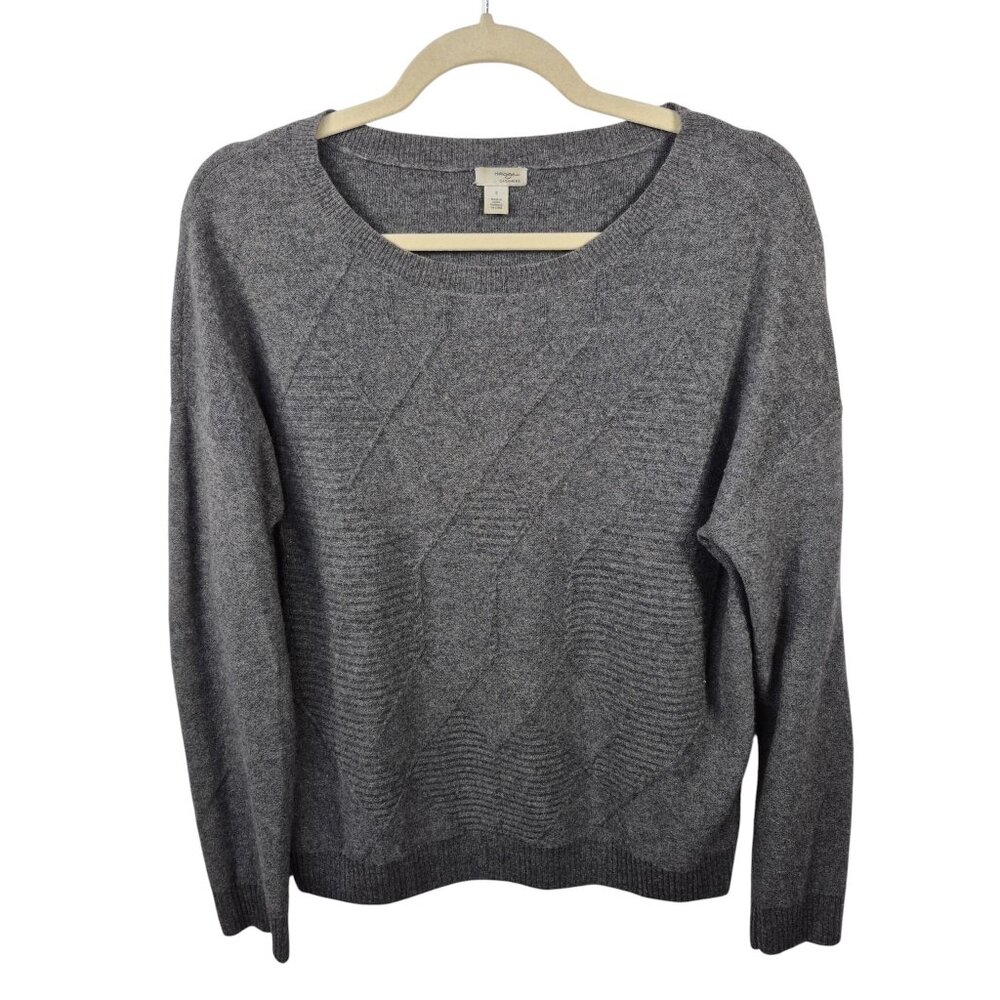 Halogen Sweater Womens Small Cashmere Pullover Long Sleeve Top Knit Casual